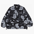 Bape Liquid Camo Bape Sta Relaxed Fit Coach Jacket Black