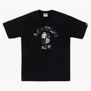 Bape Liquid Camo College Tee Black/black