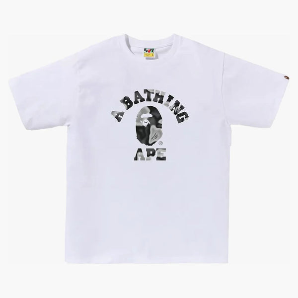 Bape Liquid Camo College Tea White/Black