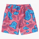 Bape Liquid Camo One Point Beach Shorts Pink