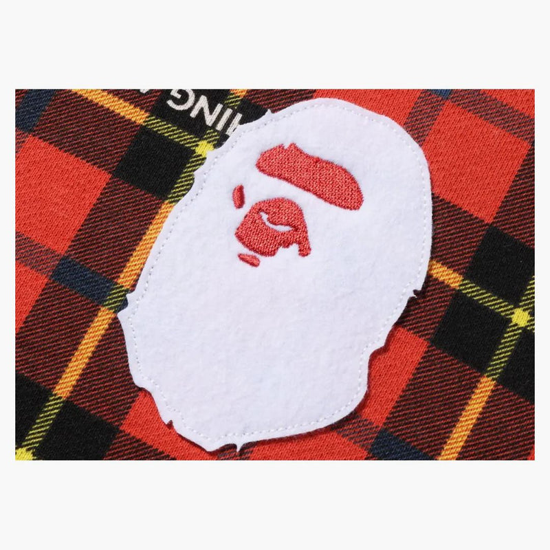 BAPE LOGO Controllare la crewna libera in forma rossa