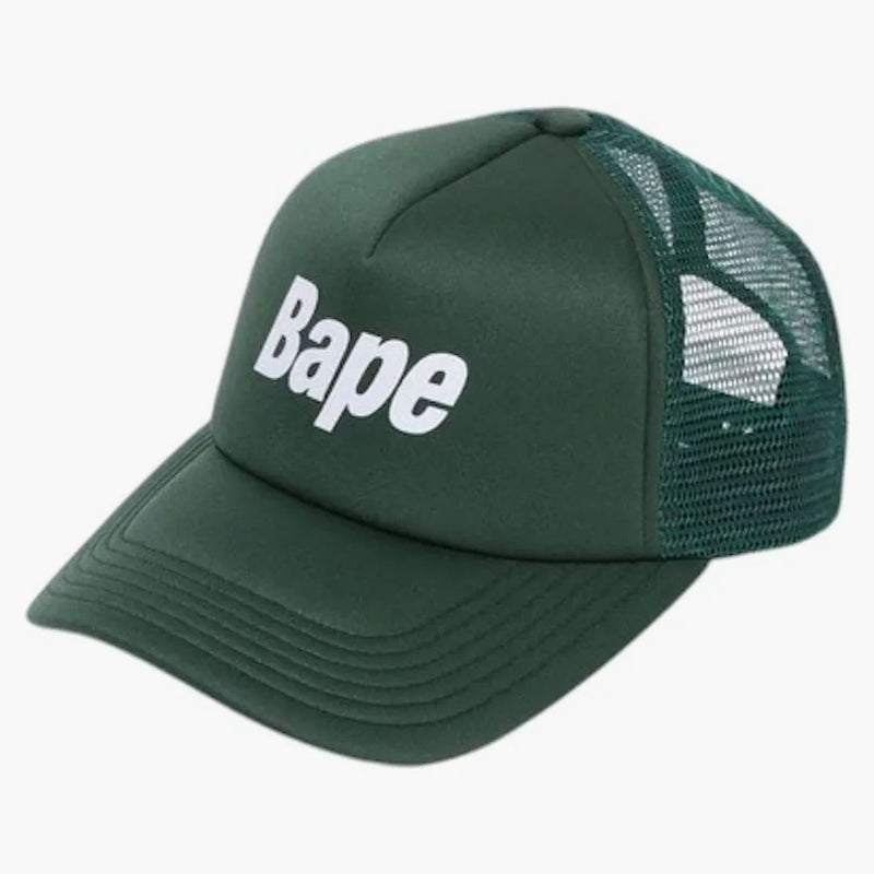 Bape Logo Mesh Cap (SS25) Green