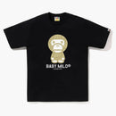 Monogram loga Bape Baby Milo Tea Black Beige
