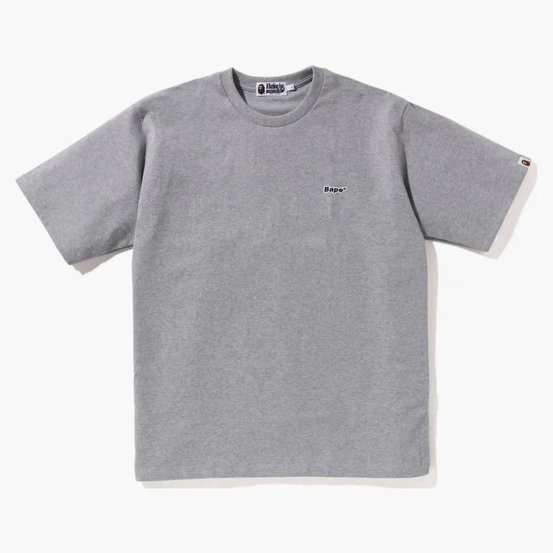 Bape Logo One Point Relaxed Fit Tea Gray