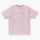BAPE LOGO ONE PUNTO Relajado Fit Tee Pink