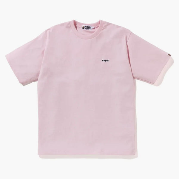 Bape Logo One Point Relaxed Fit Tee Pink