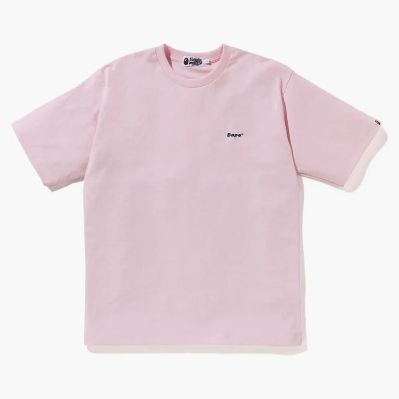 Bape Logo One Point Relaxed Fit Tee Pink