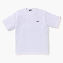 Bape Logo One Point Relaxed Fit Tee White