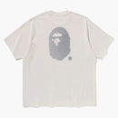 Bape Logo Relaxed Fit Tee Ivory