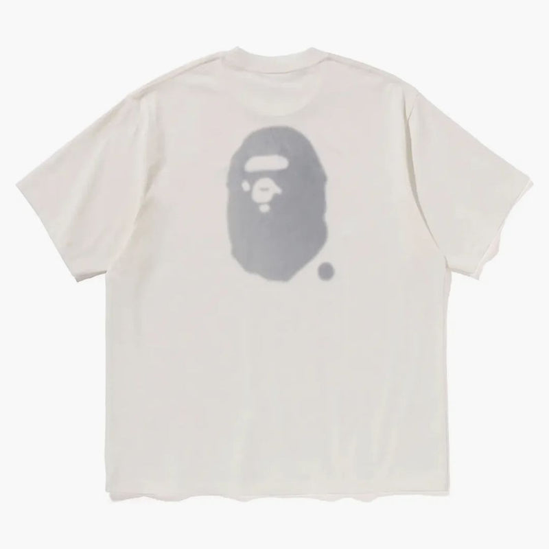 BAPE LOGO RELAFED FIT TEE TEE IVORY