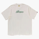Bape Logo Relaxed Fit Tee Ivory
