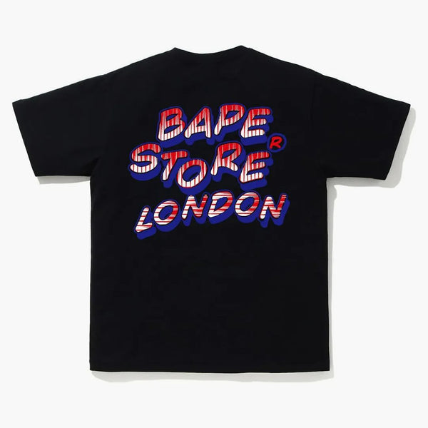 Bape London Union Jack College Tea Nero