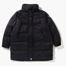 Bape Long Relaxed Fit Down Jacket Black