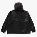 Bape Lux Sport Pattern Jacquard Nylon Hooded Jacket Black