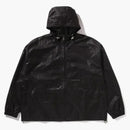 Bape Lux Sport Pattern Jacquard Nylon Hooded Jacket Black