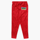 Bape Lux Sport Pattern Jacquard Track Pant Red