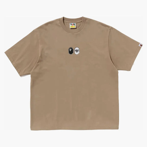 Grafické logo Bape Mad Ape Relaxed Fit Tea Beige
