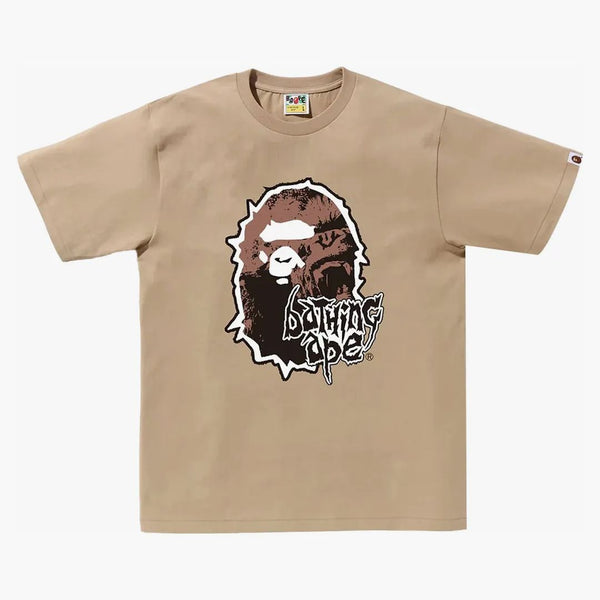 Bape Mad Mad Ape Head Tea Beige