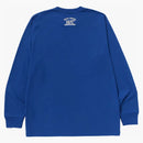 Bape Mad Face College Long Sleeve Tea Blue