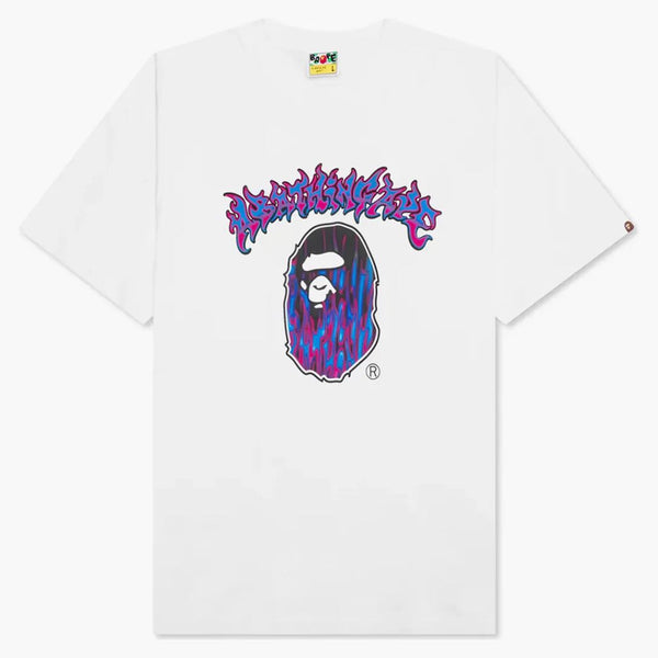 BAPE MAD FLAME APE HEAD REAPLED FIT TEE VIT