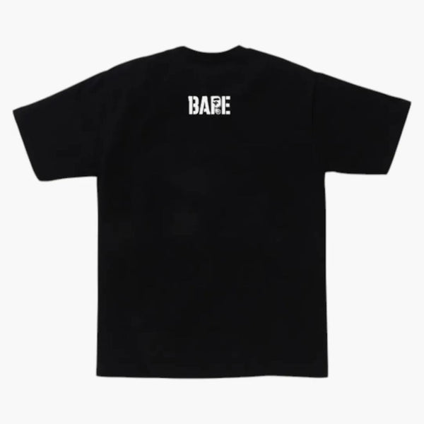 Bape Map Camo Ape Head Shark Tee Black/red