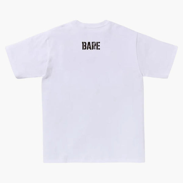 Bape Map Camo Ape Head Shark Tee White/green