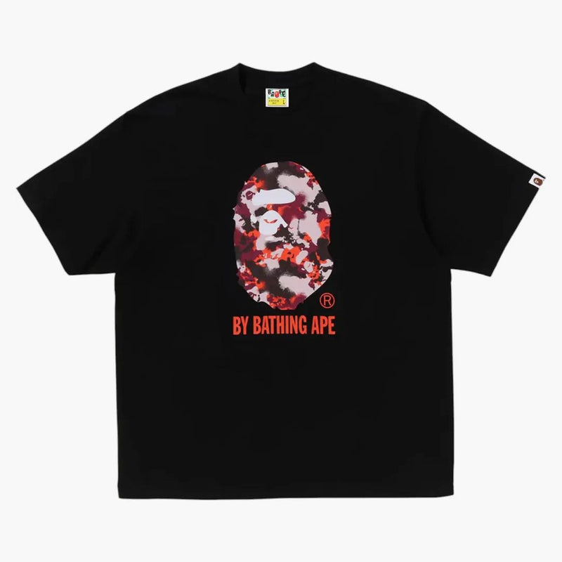 Bape mapa camo od koupání opice uvolněné fit tee černé