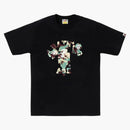 Bape Map Camo College Milo Tee Black/multicolor