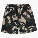 Bape Map Camo Regular Fit Beach Shorts Green