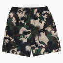 Bape Map Camo Regular Fit Beach Shorts Green