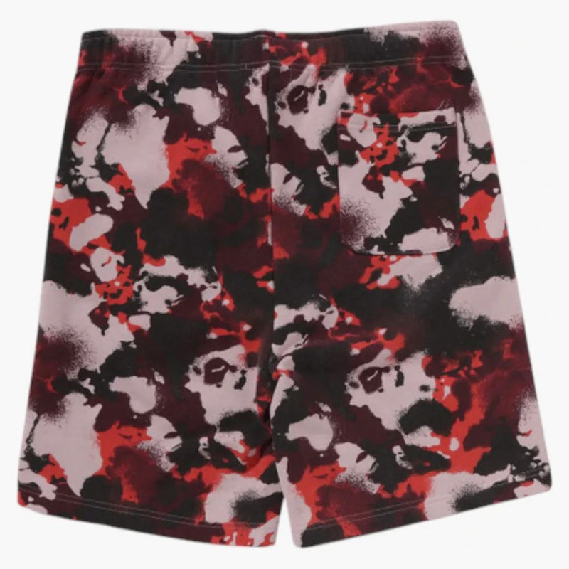Mappa bape camo mimetico adatto shorts sudore di squalo rosso