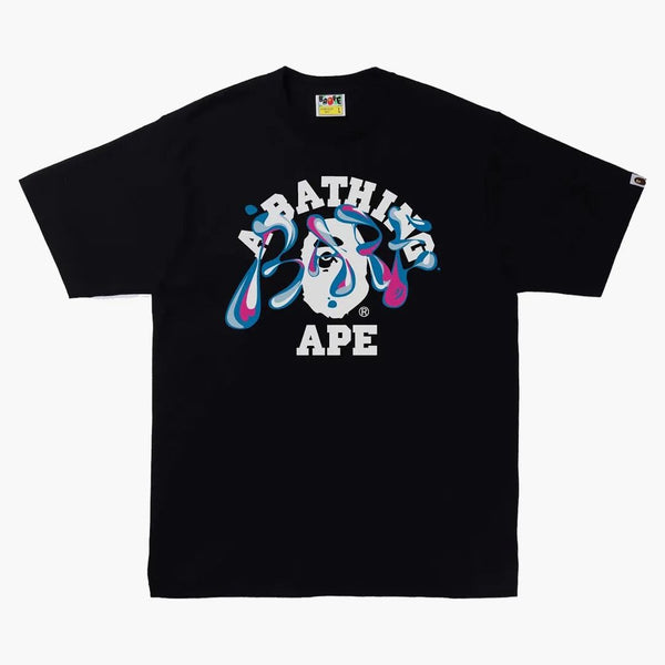Bape Marble Camo Liquid College Tea Black
