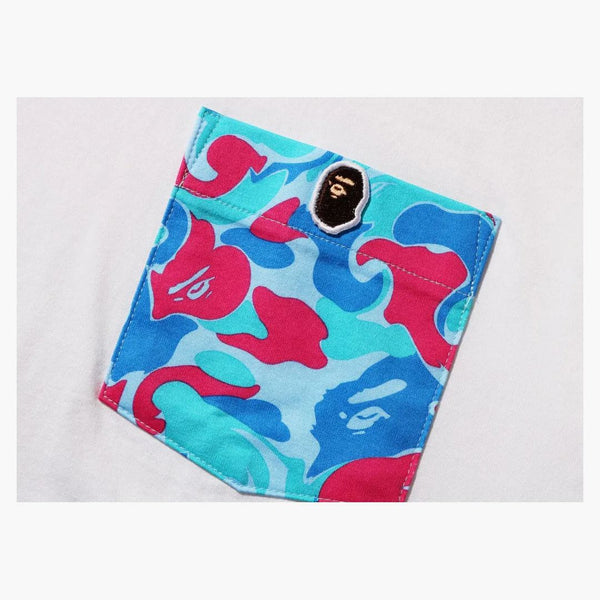 Bape Marble Camo Pocket Tee White