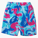 Bape Marble Camo Shorts Blue