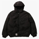 Bape Mega Abc Camo Detail Hoodie Buffer Down Jacket Black