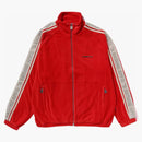 Bape Metal Logo Pin Track Jacket Red
