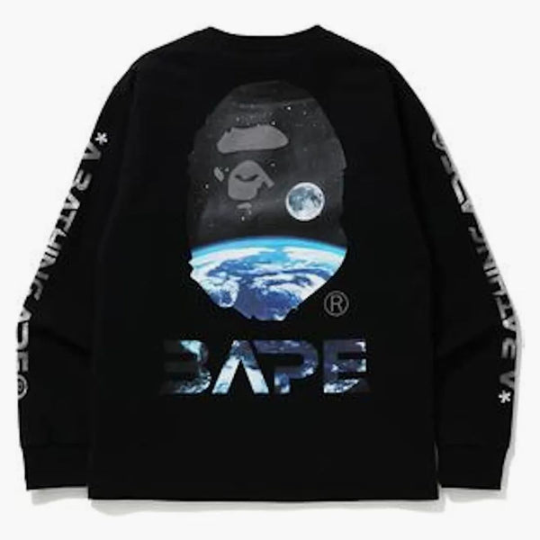 Bape Mid Autumn Festival Long Sleeve Tea Black