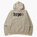 Bape military loose fit sweater hoodie beige