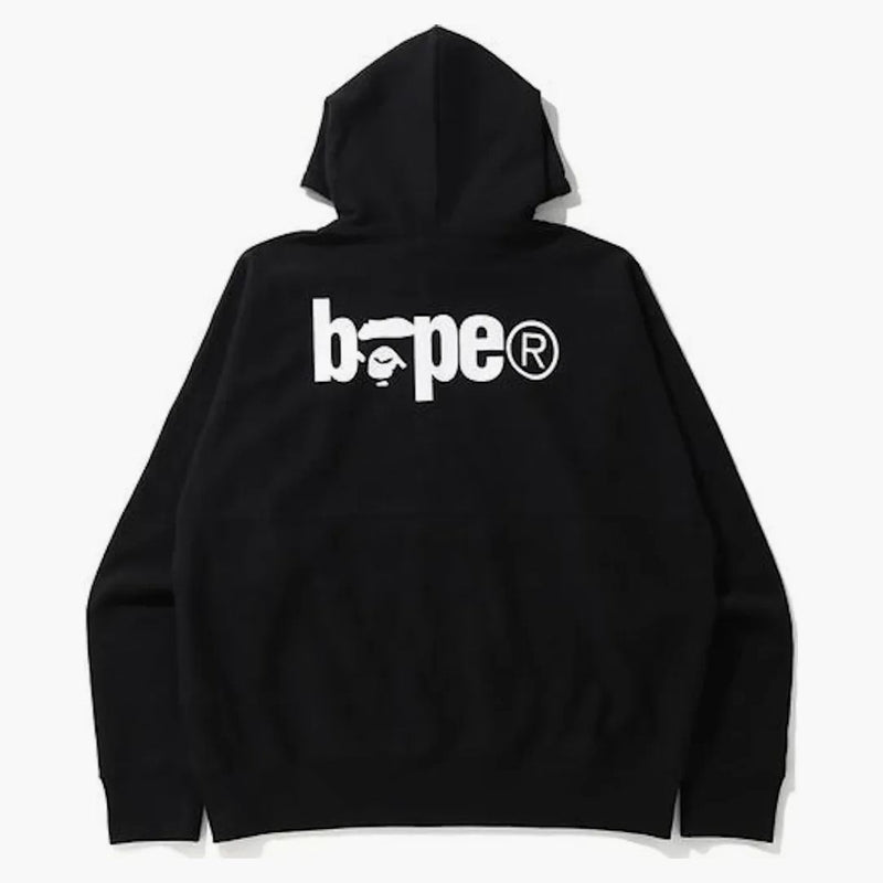 Bape military loose fit sweater hoodie black