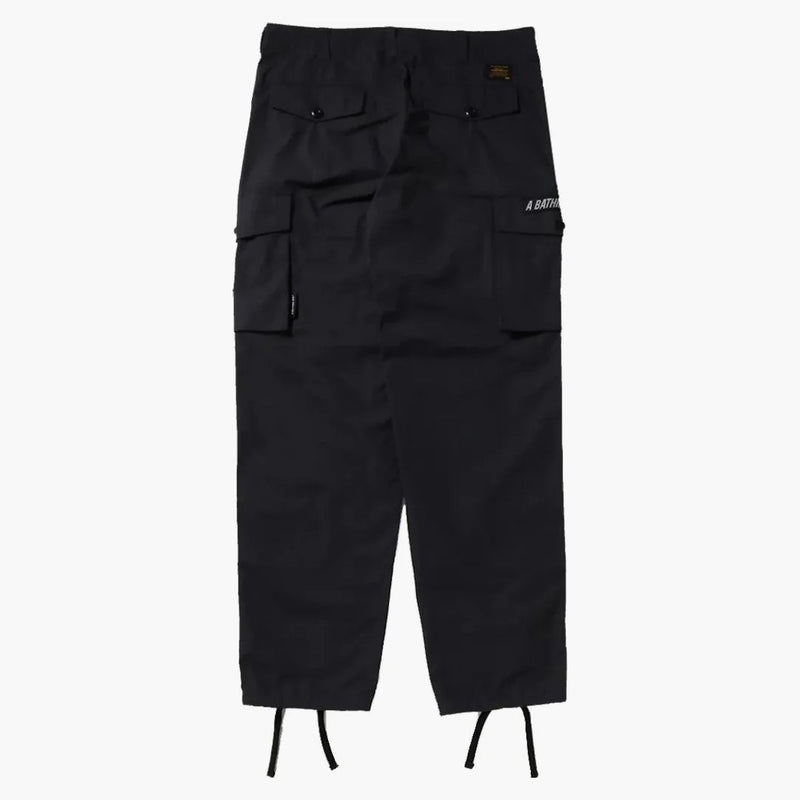 BAPE VLAVA Vojenských nákladních kalhot černé