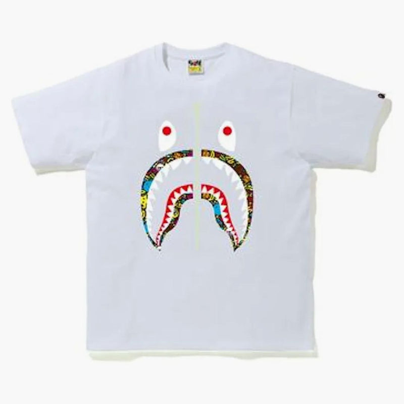 Bape Milo Banana Pool Shark T-shirt White