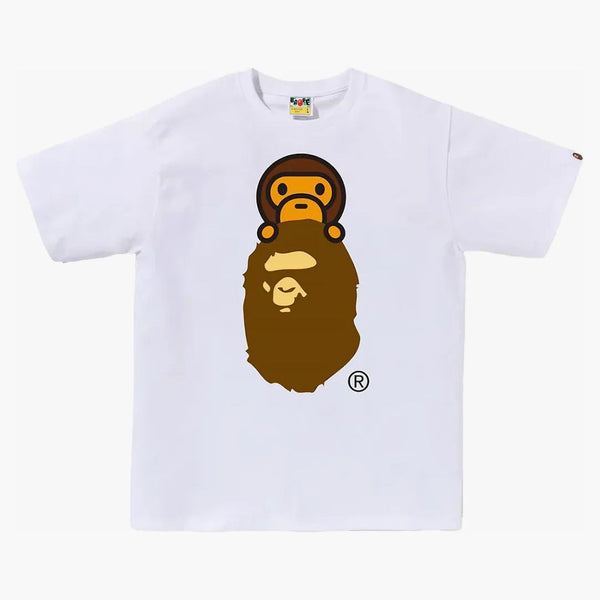 Bape Milo On Ape Head Tee White