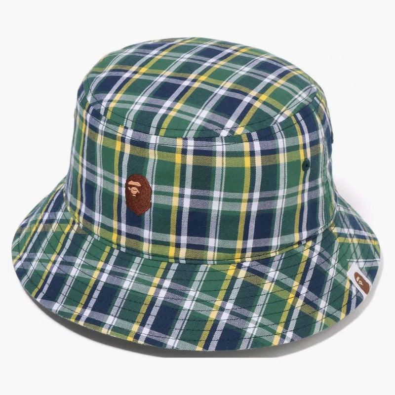 Bape Mini Bape Check Bucket Has Green