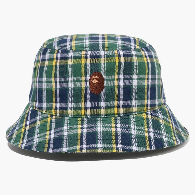 Bape Mini Bape Check Bucket Has Green