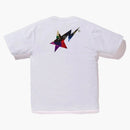 Bape Mixed Camo Bapesta Tea White