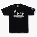 Bape Moon Landing Tee Black