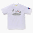Bape Moon Landing Tee White