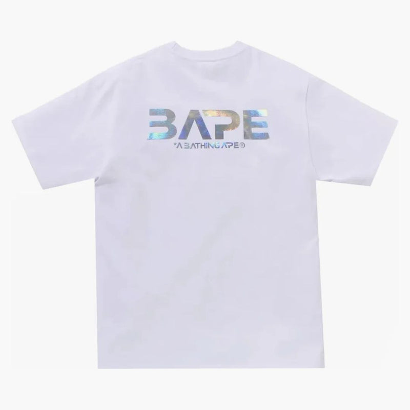 Bape Moon Photo Ape Head Tee White