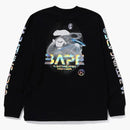 Bape Moon Photo L/S Tea Black