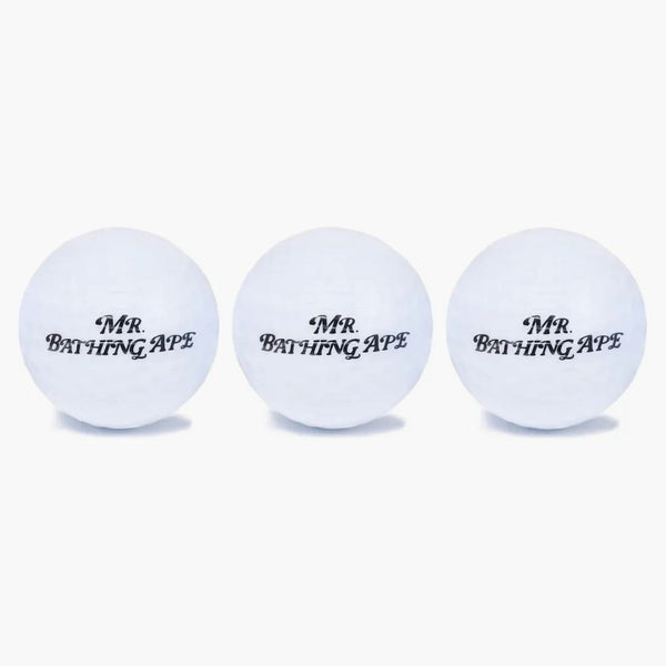 BAPE Mr. Bathing Ape Golf Ball Set White